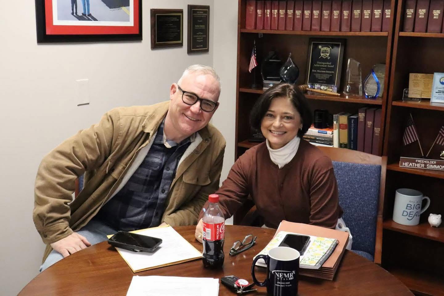 Death of the Fox founder meeting with Heather Simmons in her office